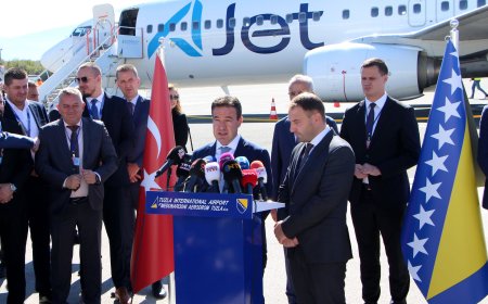 Ajet Bosna Hersek'teki 2'nci destinasyonu olan Tuzla uçuşlarına başladı