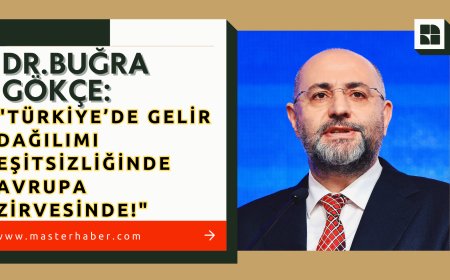 Dr. Buğra Gökçe:"Türkiye’de gelir dağılımı eşitsizliğinde Avrupa zirvesinde!"