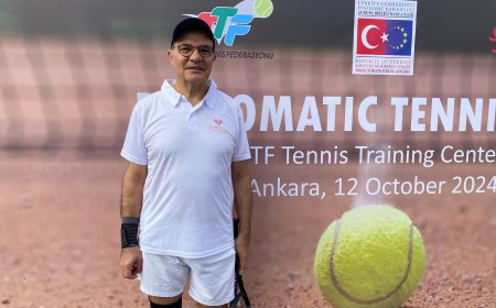 Ankara'da diplomatik tenis turnuvası