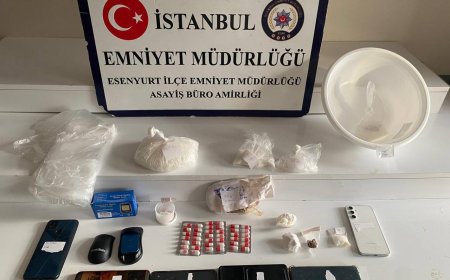 İstanbul-Esenyurt'ta operasyon yapılan evde polisin elini attığı her yerden uyuşturucu çıktı