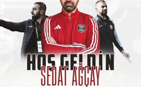 Pendikspor’un yeni teknik direktörü Sedat Ağçay oldu