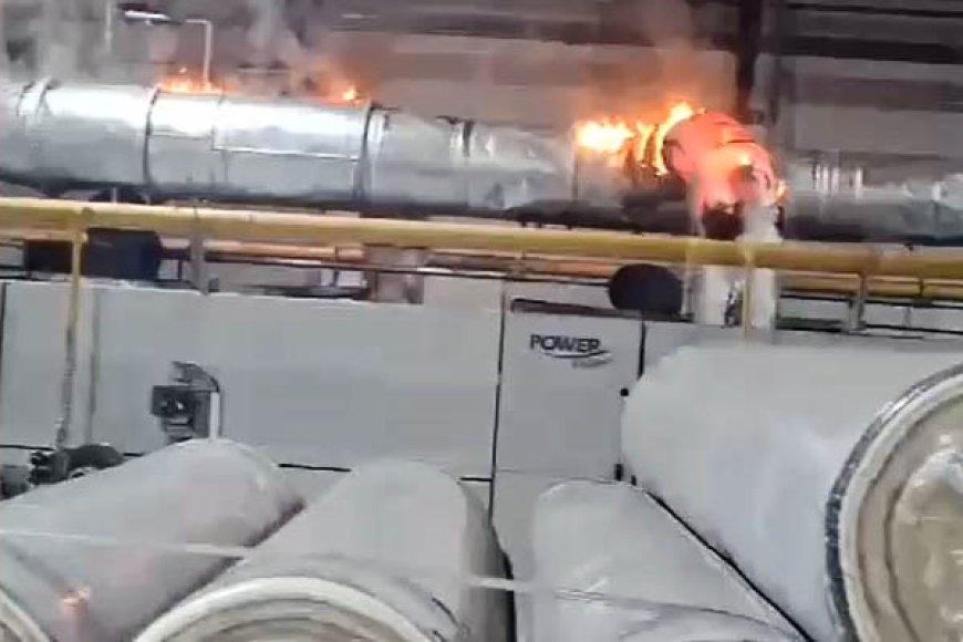 Kahramanmaraş’ta fabrika yangını
