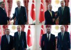 Dolmabahçe’de futbol zirvesi: Cumhurbaşkanı Recep Tayyip Erdoğan, 4 büyük kulübün başkanlarını kabul etti