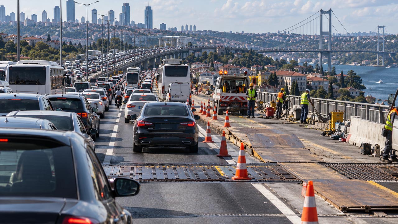 Molla Gürani Viyadüğü çalışması nedir, ne zaman bitecek? FSM trafiğini kilitleyen derz mesaisi